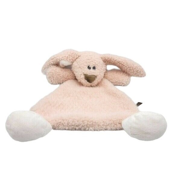 Demdaco Lift the Spirit Rabbit Lovey Plush Pink 14" 2019 Easter Bunny Rattle - Picture 1 of 6